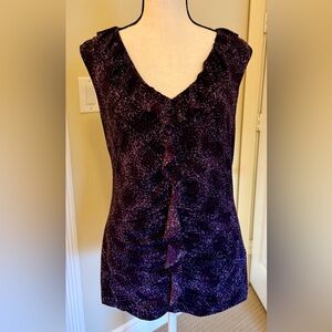 Halogen Purple Blouse, new w/o tags, Sz MP, from Nordstrom